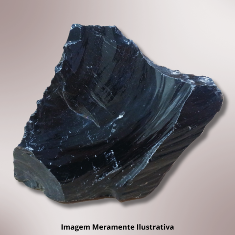 Obsidiana Negra 1,054 Kg.  - Unidade